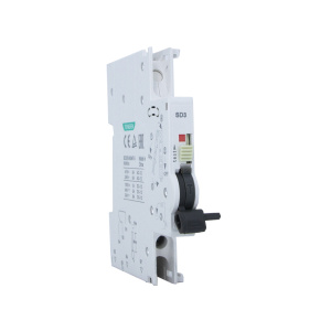 Блок-контакт аварийный TGB3-SD3, 1CO, 6A, монтаж слева, 0.5M, функции TEST и RESET, для TGB3-63 фото