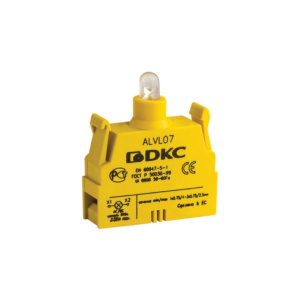 Контактный блок с клеммными зажимами под винт со светодиодом на 24В фото