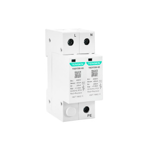 Ограничитель импульсных перенапряжений TGDY55II-65, 2P, класс C(II), 460V, Imax=65kA, 2M фото