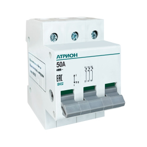 Выключатель нагрузки BH32, 3P, 50A, 3M фото