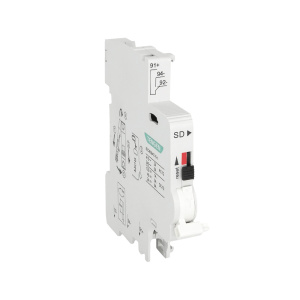 Блок-контакт аварийный TGB1N-SD, 1CO, 6A, монтаж слева, функции TEST и RESET, 0.5M, для TGB1N-63, TGBG-63DC фото