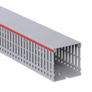 Короб перфорированный, серый RL6 60x60 фото