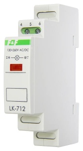 Индикатор LK-712R-3, 1P, 30_130VAC/DC. красный LED, 1M фото