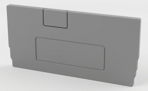 Пластина торцевая D-STB6-01P-11-00Z(H) для клемм серии STB6 фото