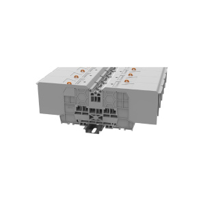 Клемма проходная, болтовая BS10-GY, 309A, 1000V, 2 присоед., 6_150 mm², серая фото