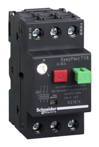 Выключатель автоматический GZ1E14, 3P, 10A, 10kA, It=6_10A, Ie=138A, 4kW, CLASS 10A, обрыв L фото