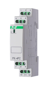 Реле PK-4PZ-24, 2CO+2NO, 8A(250VAC), 24VAC/DC, 1M фото