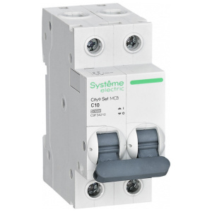 Автоматический выключатель (АВ) С 10А 2P 4.5kA 230В C9F34210 City9  Set фото