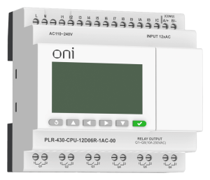 PLR-430-CPU-12D06R-1AC-00 ПЛК 430 Модуль ЦПУ 12 DI 6 RO 220В AC с экраном ONI фото
