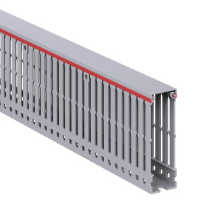 Короб перфорированный, серый RL6 25x80 фото