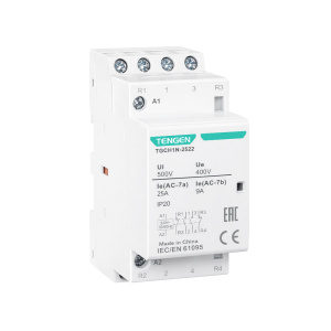 Контактор TGCH1N-2522, 2NO+2NC, 25A, 230VAC, механическая индикация, 2M фото