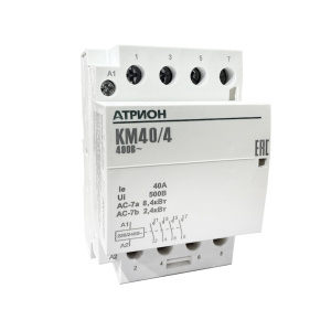Контактор KM40/40, 4NO, 40A, 230VAC, механическая индикация, 3M фото