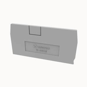 Пластина торцевая D-DS1.5-01P-11-00Z(H) для клемм серии DS1.5 фото