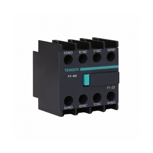 Блок-контакт вспом. F1-40, 4NO, фронтальный монтаж, для TGC1, TGCA фото