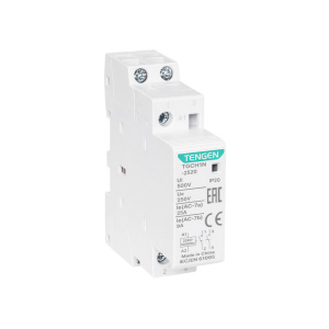 Контактор TGCH1N-2520, 2NO, 25A, 230VAC, механическая индикация, 1M  фото