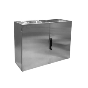 Корпус из нержавеющей стали NOVA-S, двухдверный, AISI 304, 600х800х300 мм, IP66 фото