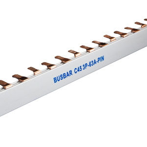 Шина соединительная C45-3P PIN тип, 63А фото