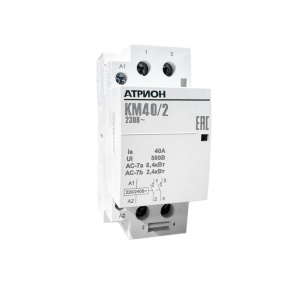 Контактор KM40/20, 2NO, 40A, 230VAC, механическая индикация, 2M фото