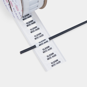 Маркер овальный MOC-4-20-W белый (уп. 550 шт.) фото