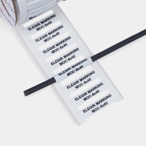 Маркер овальный MOC-6-40-W белый (уп. 450 шт.) фото