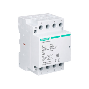 Контактор TGCH1N-4040, 4NO, 40A, 230VAC, механическая индикация, 3M фото