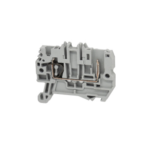 HVP300GR Клемма проходная под штекер, пружинная HVPC.2/GR, 24A, 800V, 2.5(0,2_4)mm², серая фото