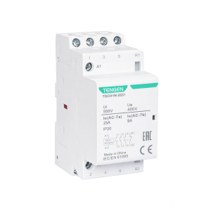 Контактор TGCH1N-2531, 3NO+1NC, 25A, 230VAC, механическая индикация, 2M фото