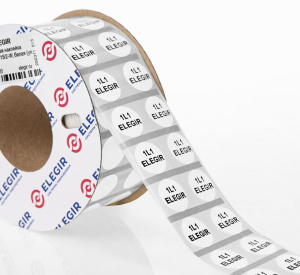 Маркировочная наклейка круглая NPP-15/2-W, белая (уп. 3600 шт.) фото