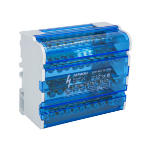 Шина нулевая в корпусе на Din-рейку ШНК 4х11 3L+PEN 125А фото