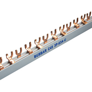Шина соединительная C45-3P U тип, 63А фото