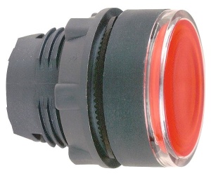 Головка кнопки ZB5, красная, с подсветкой, IP67/69/69K фото