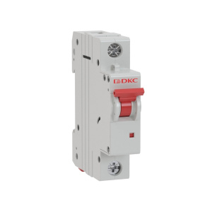 Выключатель автоматический YON MD63, 1P, 1A, хар-ка C, 10kA, 1M фото