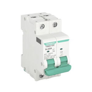 Выключатель автоматический TGBMA-63, 2P, 20A, хар-ка C, 6kA, 2M, без теплового расцепителя фото
