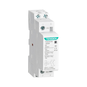 Контактор TGCH1N-2020, 2NO, 20A, 230VAC, мех. индикация, 1M фото