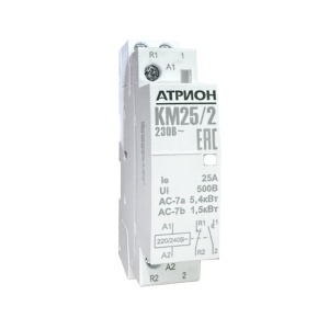 Контактор KM25/11, 1NO+1NC, 25A, 230VAC, механическая индикация, 1M фото