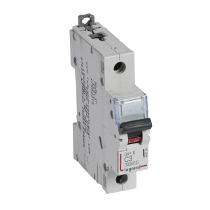 Выключатель автоматический DX3-E, 1P, 3A, хар-ка C, 6kA, 1M фото