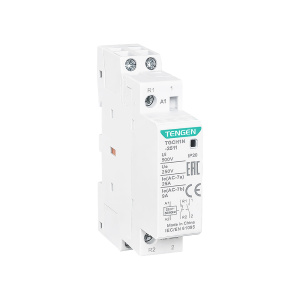 Контактор TGCH1N-2511, 1NO+1NC, 25A, 230VAC, механическая индикация, 1M фото