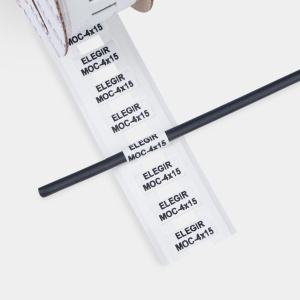 Маркер овальный MOC-4-15-W белый (уп. 550 шт.) фото