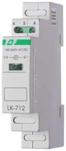 Индикатор LK-712G-1, 1P, 5_10VAC/DC. зеленый LED, 1M фото