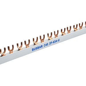 Шина соединительная C45-2P U тип, 63А фото