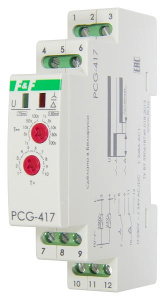 Реле времени PCG-417, 2CO, 8A(250VAC), 24VAC/DC, 230VAC, функция (Y-Δ), 1M фото