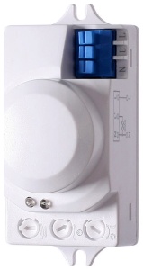 DRM-01 датчик движения микроволновый, белый,  макс. дальность 1-10 м, 360º, накладной, монтаж на плоскость фото