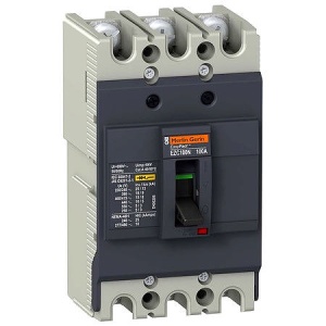 Выключатель автоматический EZC100, 3P, 32A, 415VAC, 18kA, Ii=(8_12)*In, TM-D, термомагнитный, фиксированный фото