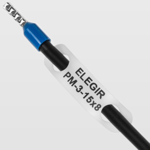 Маркер продеваемый PM-3-15x8-W (2100 шт.) фото