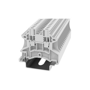 Клемма проходная, винтовая DC2.5-01P-19-00Z(H), 24A, 800V, 2 присоед., 2.5(0,2_4)mm², белая фото