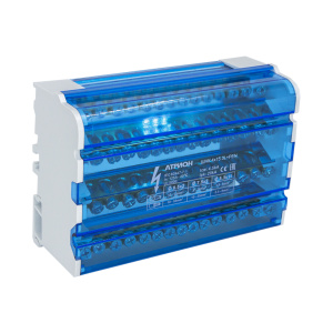 Шина нулевая в корпусе на Din-рейку ШНК 4х15 3L+PEN 125А фото