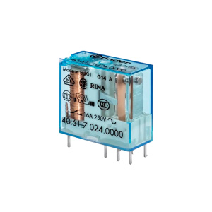 Миниатюрное реле 40.61.9.021.0300, 1NO, 16A(250VAC/30VDC), 21VDC фото