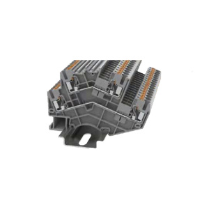 Клемма проходная 2-х уровневая, push-in DSKKS2.5-01P-11-00Z(H), 24A, 500V, 2.5(0,14_4)mm², серая фото