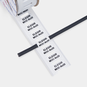 Маркер овальный MOC-6-20-W белый (уп. 450 шт.) фото