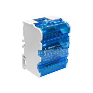 Шина нулевая в корпусе на Din-рейку ШНК 4х7 3L+PEN 125А фото